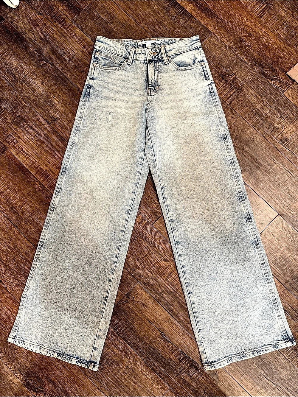 Celebrity Pink Wide Leg Jeans in Blue Waist 25 Size 1